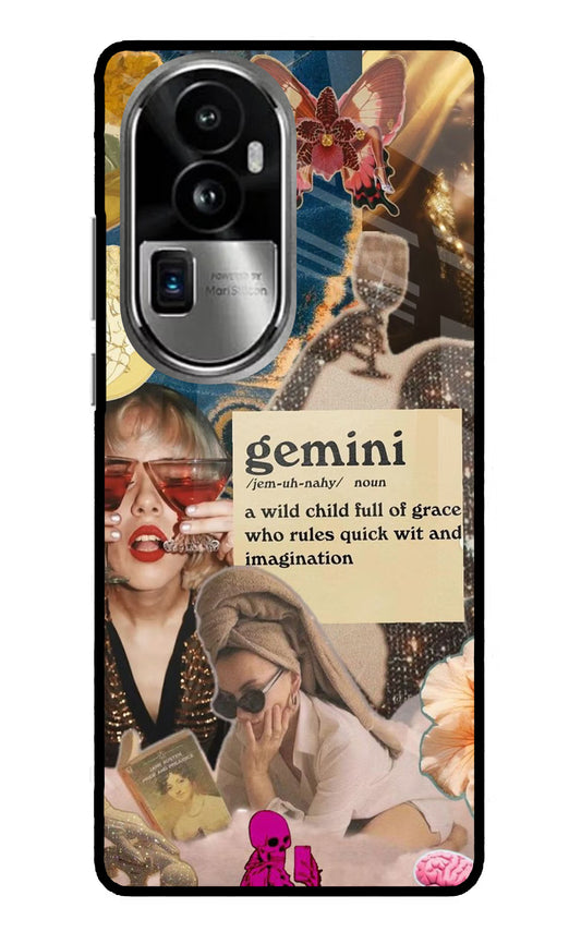Gemini Zodiac Oppo Reno10 Pro+ 5G Glass Case