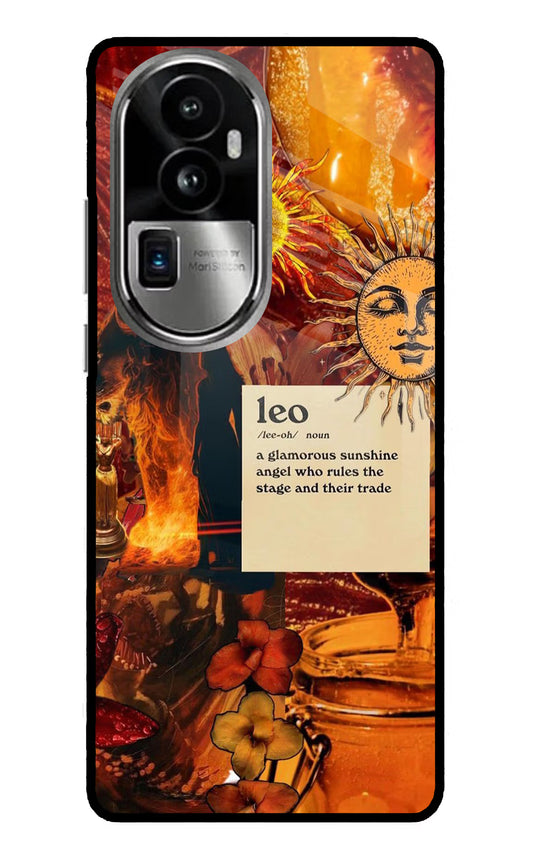 Leo Zodiac Oppo Reno10 Pro+ 5G Glass Case