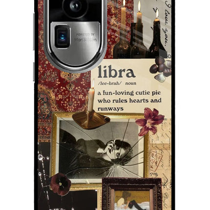 Libra Zodiac Oppo Reno10 Pro+ 5G Glass Case Back Cover by Casekaro