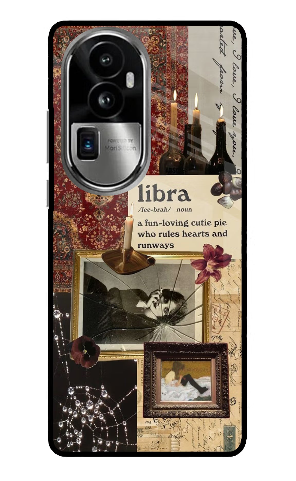 Libra Zodiac Oppo Reno10 Pro+ 5G Glass Case Back Cover by Casekaro