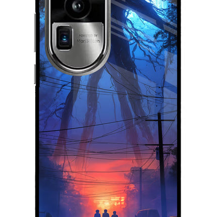 Ordinary Things Shadow Oppo Reno10 Pro+ 5G Glass Case Back Cover by Casekaro