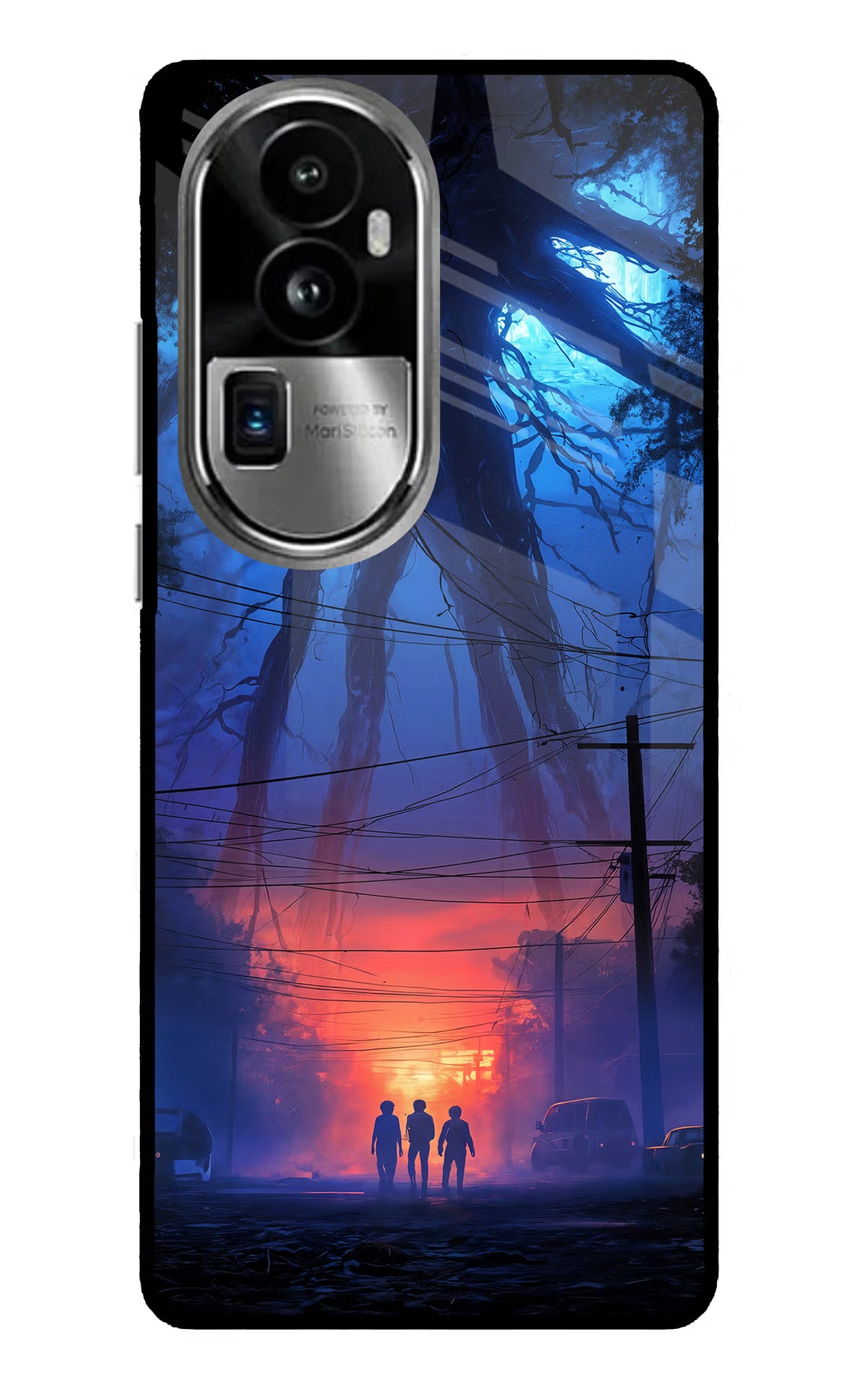 Ordinary Things Shadow Oppo Reno10 Pro+ 5G Glass Case Back Cover by Casekaro