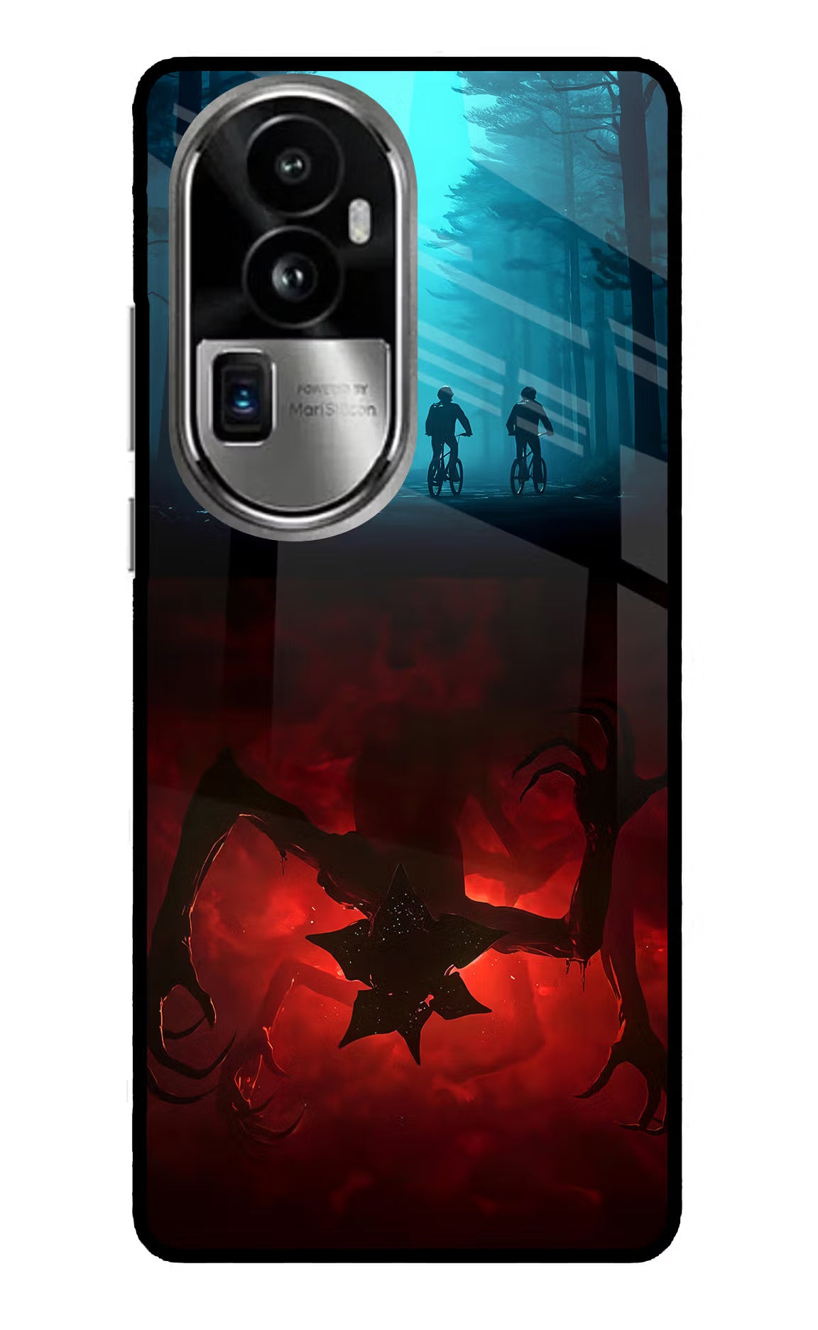 Ordinary Things Downside Up Oppo Reno10 Pro+ 5G Glass Case Back Cover by Casekaro