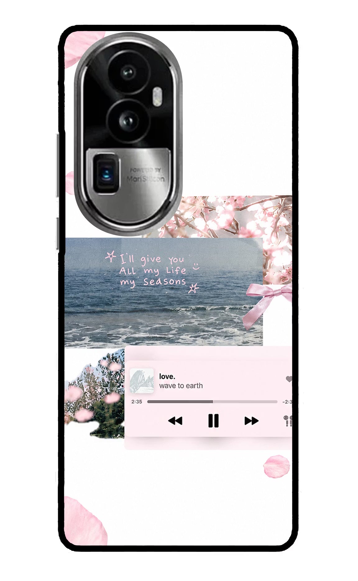 Wave to earth Oppo Reno10 Pro+ 5G Glass Case