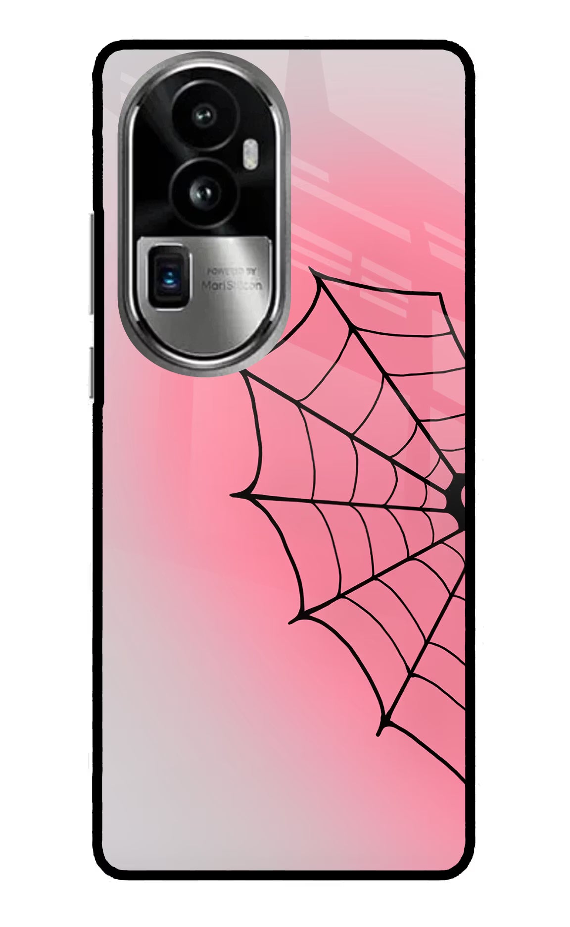 Pink Web Oppo Reno10 Pro+ 5G Glass Case
