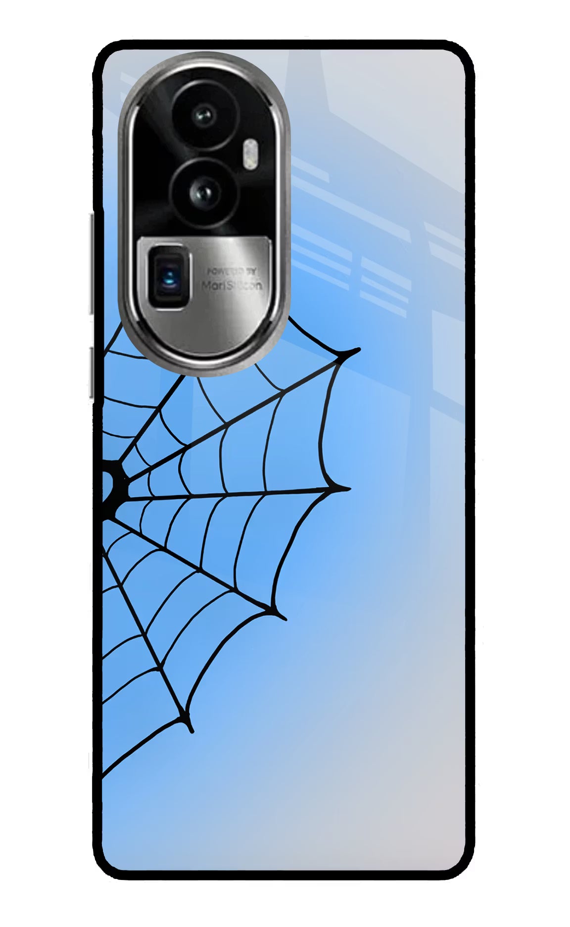 Blue Web Oppo Reno10 Pro+ 5G Glass Case