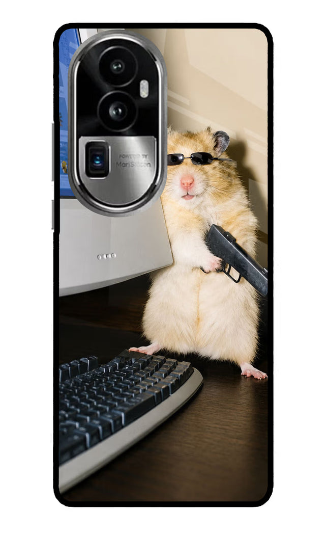 Hacker Hamster Oppo Reno10 Pro+ 5G Glass Case
