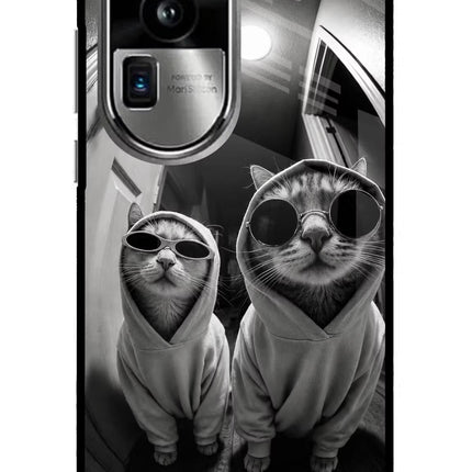 Hood Cats Oppo Reno10 Pro+ 5G Glass Case Back Cover by Casekaro