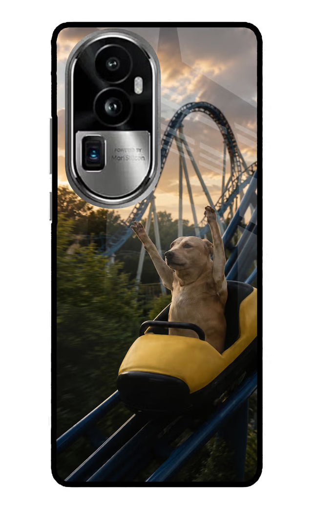 Rollercoaster Dog Oppo Reno10 Pro+ 5G Glass Case