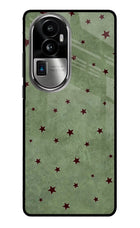 Green Stars Oppo Reno10 Pro+ 5G Glass Case