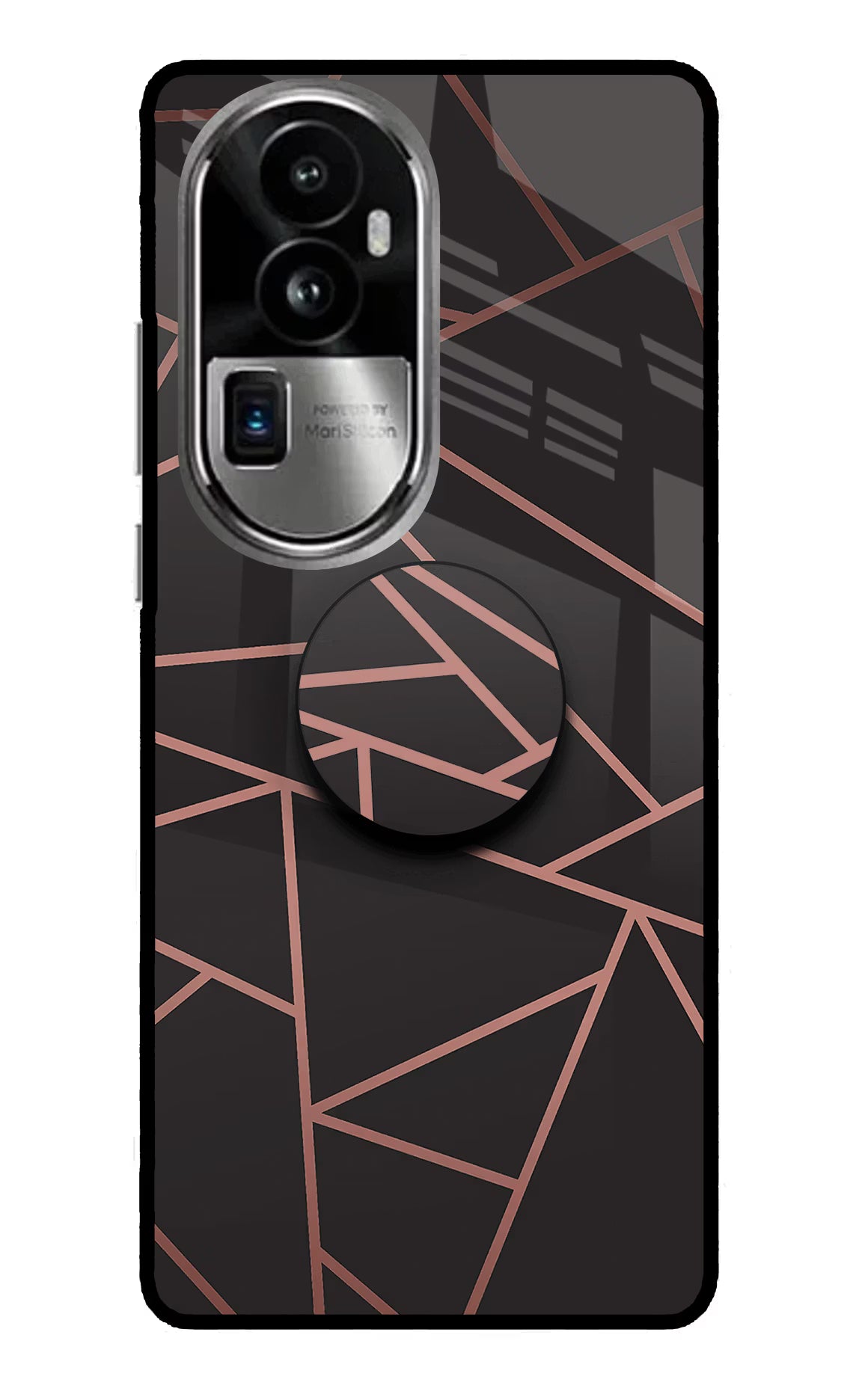 Geometric Pattern Oppo Reno10 Pro+ 5G Pop Case by Casekaro