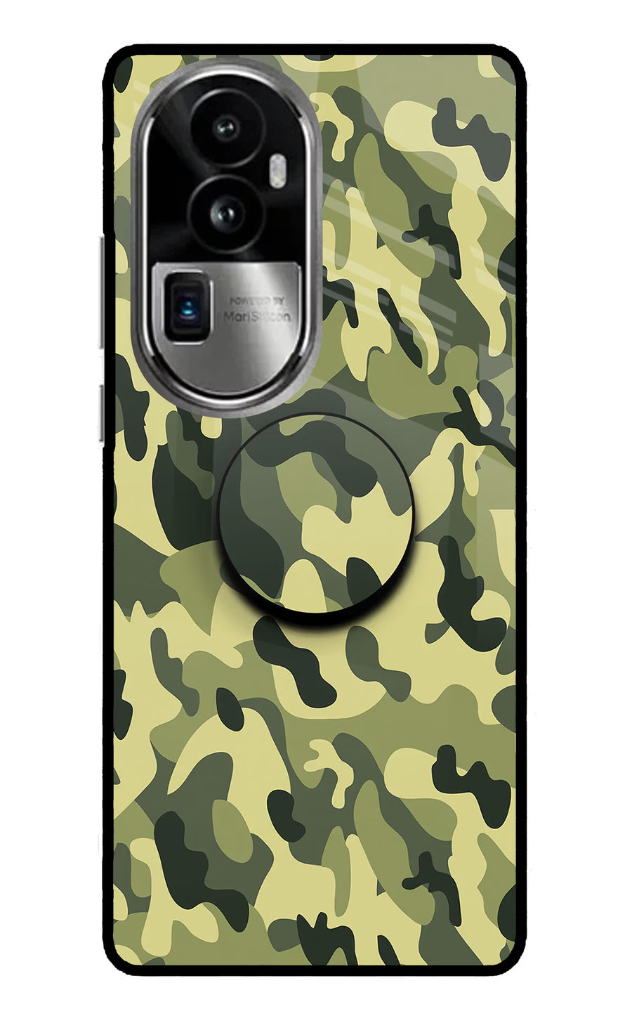 Camouflage Oppo Reno10 Pro+ 5G Pop Case, Glass case