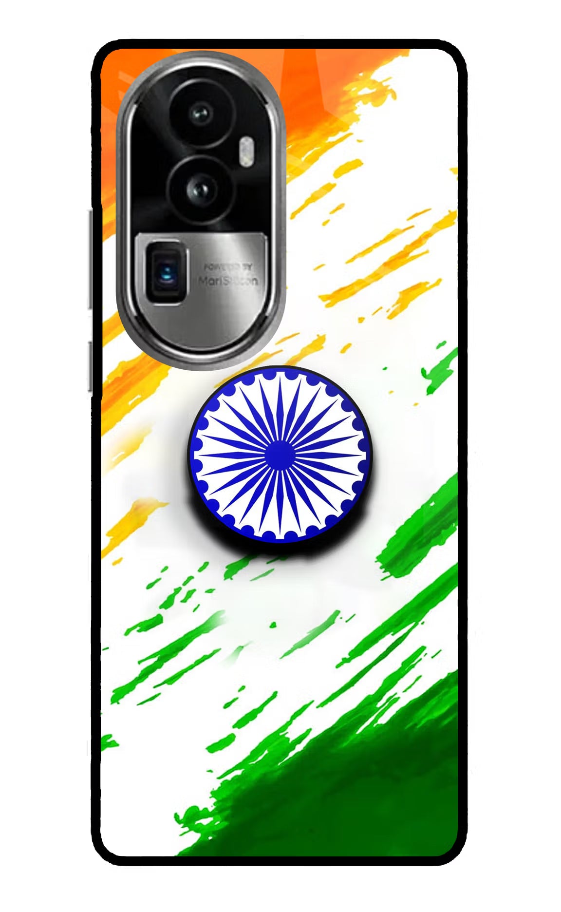 Indian Flag Ashoka Chakra Oppo Reno10 Pro+ 5G Pop Case by Casekaro