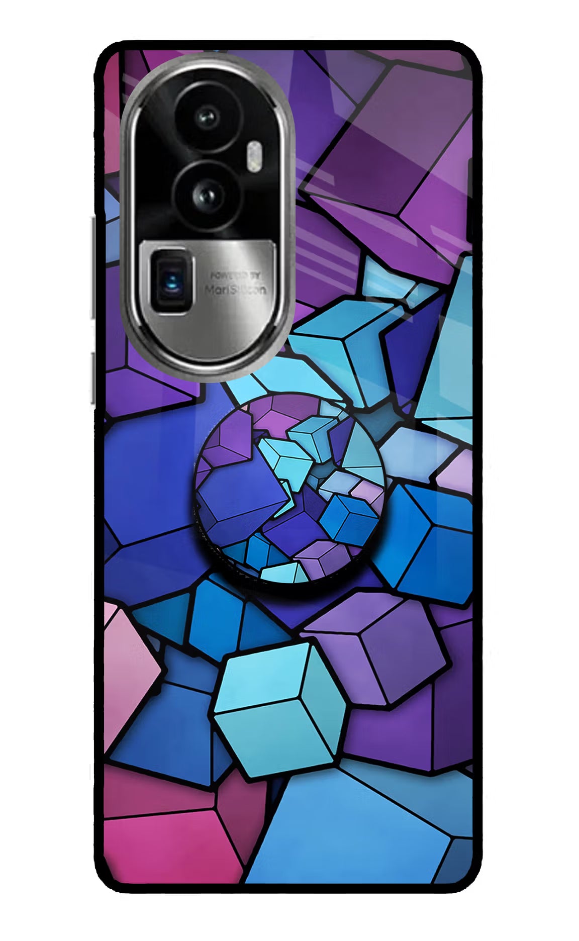 Cubic Abstract Oppo Reno10 Pro+ 5G Pop Case by Casekaro