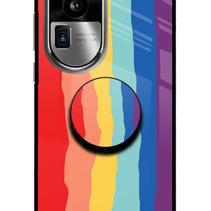 Rainbow Oppo Reno10 Pro+ 5G Pop Case by Casekaro