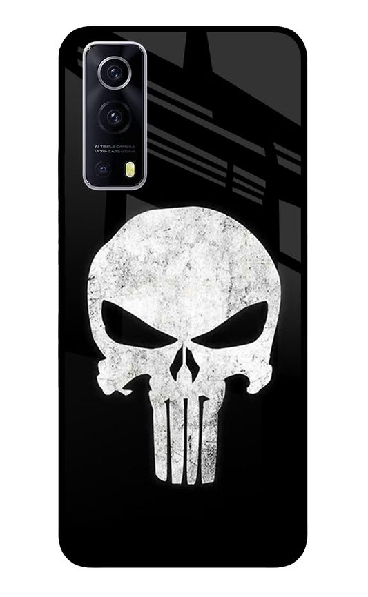 Punisher Skull iQOO Z3 5G Glass Case