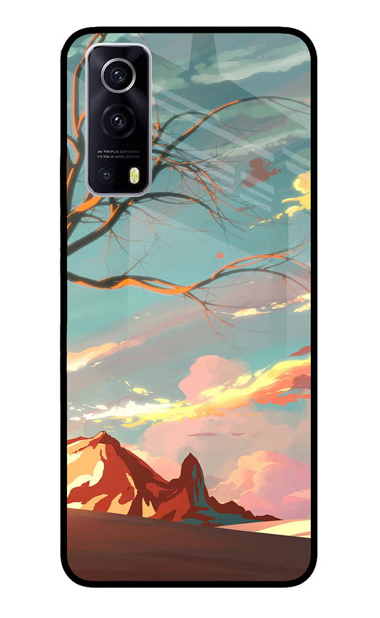 Scenery iQOO Z3 5G Glass Case