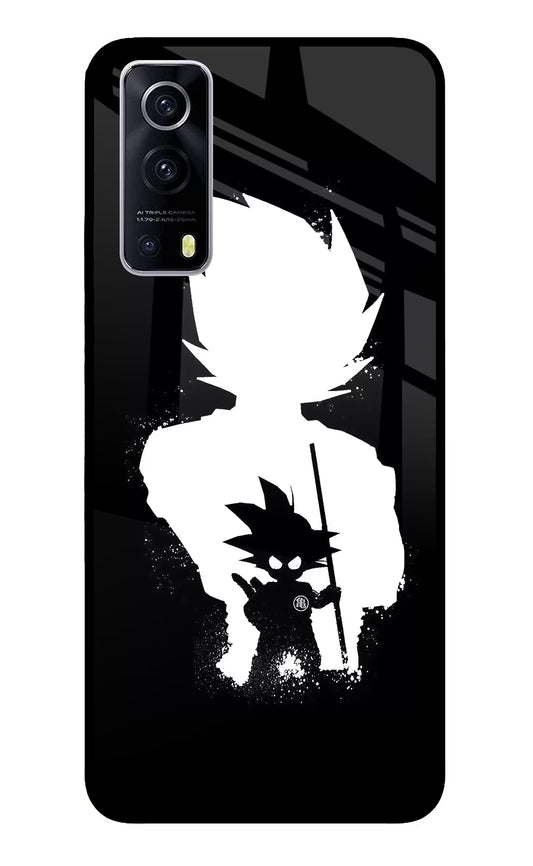 Goku Shadow iQOO Z3 5G Glass Case