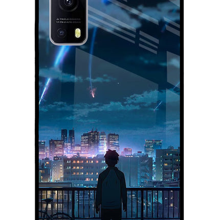 Anime iQOO Z3 5G Glass Case Back Cover by Casekaro