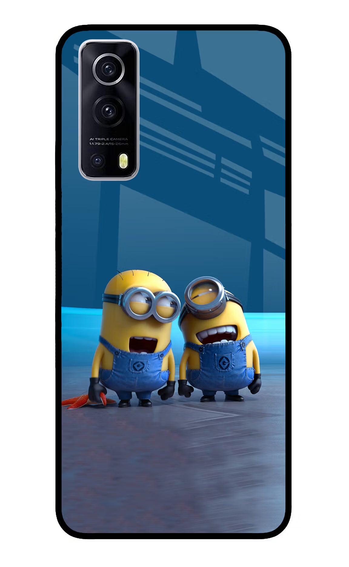 Minion Laughing iQOO Z3 5G Glass Case