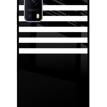 Black and White Print iQOO Z3 5G Glass Case
