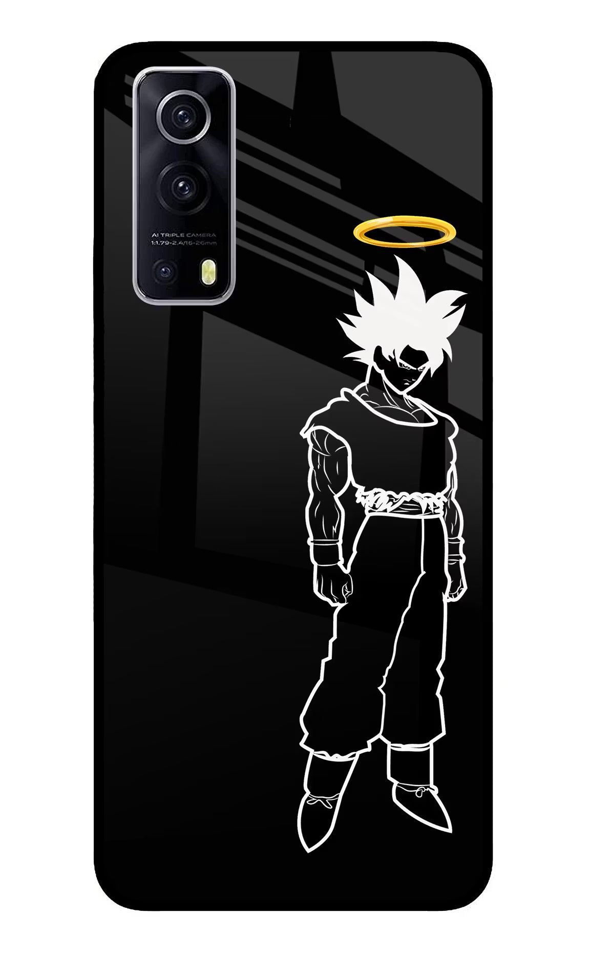 DBS Character iQOO Z3 5G Glass Case Back Cover by Casekaro