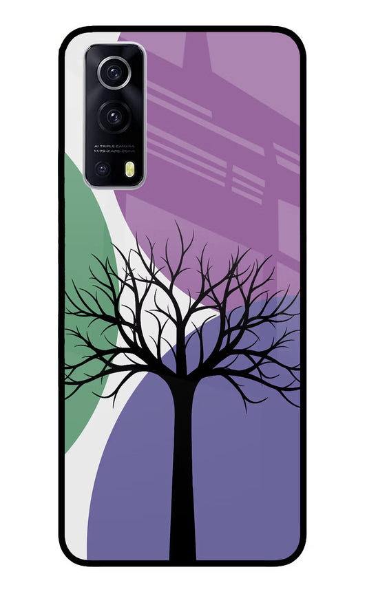 Tree Art iQOO Z3 5G Glass Case