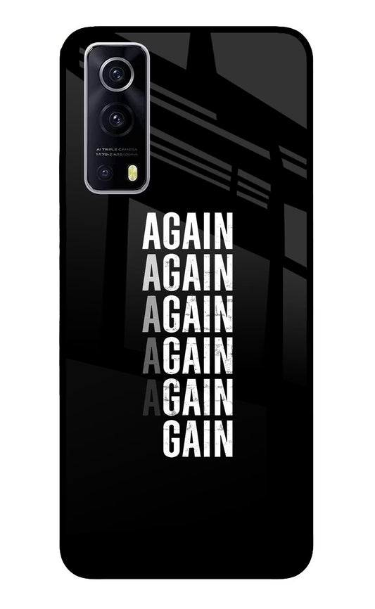 Again Again Gain iQOO Z3 5G Glass Case