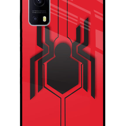 Spider iQOO Z3 5G Glass Case Back Cover by Casekaro
