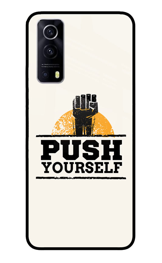 Push Yourself iQOO Z3 5G Glass Case