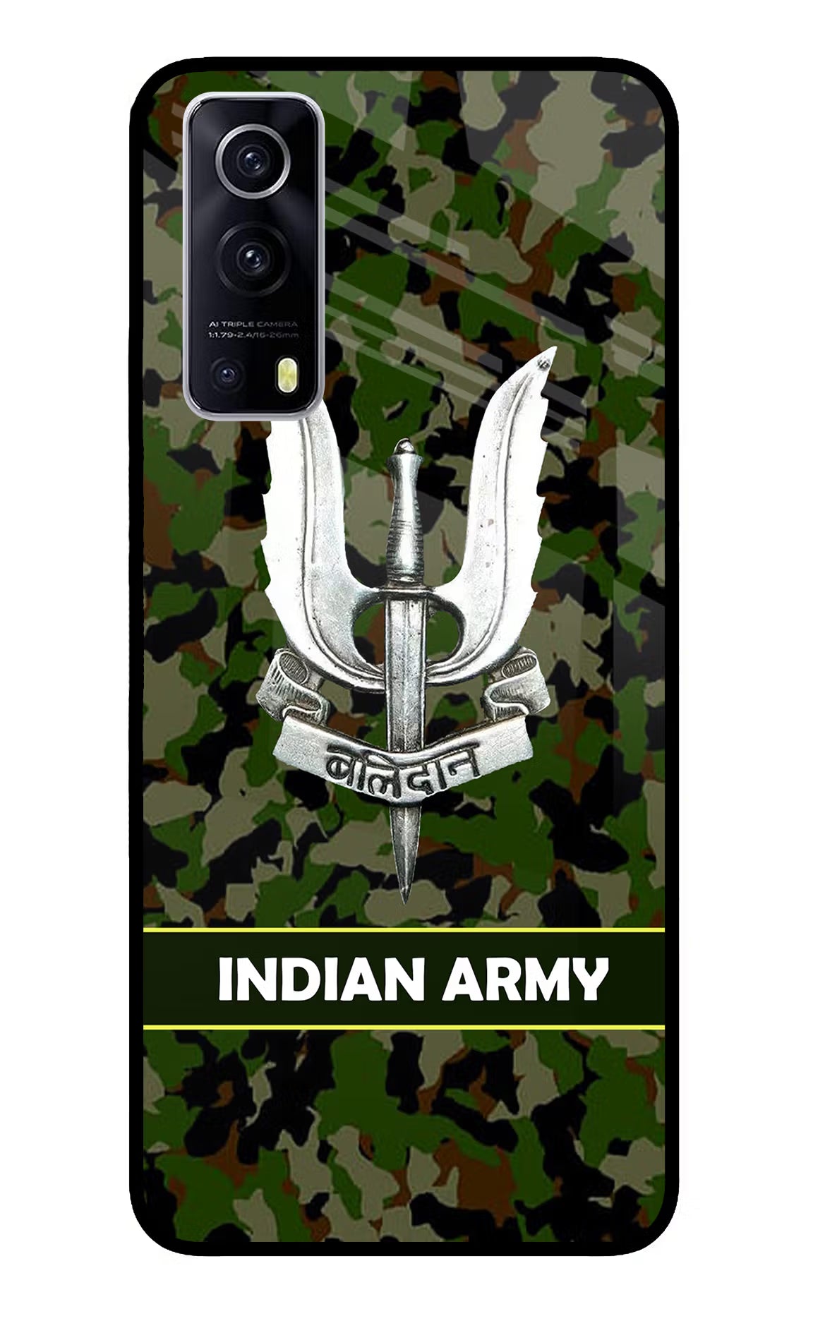 Balidan Indian Logo iQOO Z3 5G Glass Case