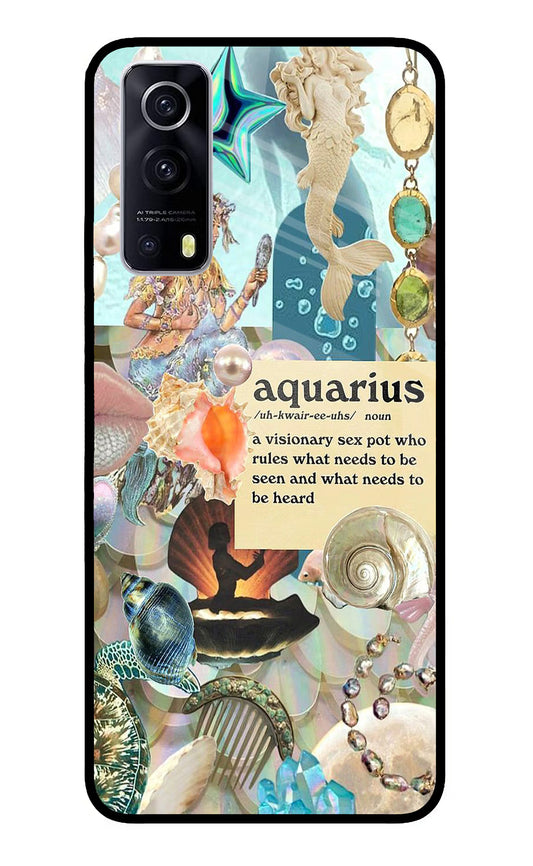 Aquarius Zodiac iQOO Z3 5G Glass Case