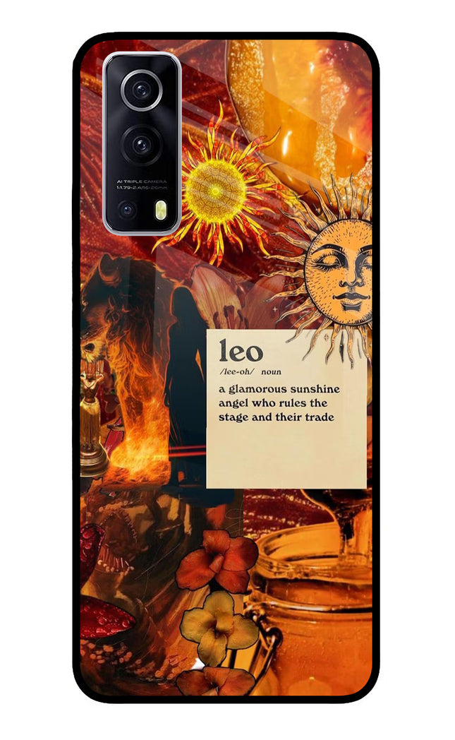 Leo Zodiac iQOO Z3 5G Glass Case