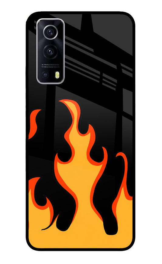 Fired Up – Black iQOO Z3 5G Glass Case