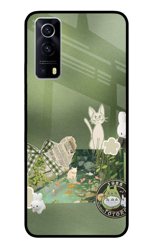 Aesthetic anime iQOO Z3 5G Glass Case