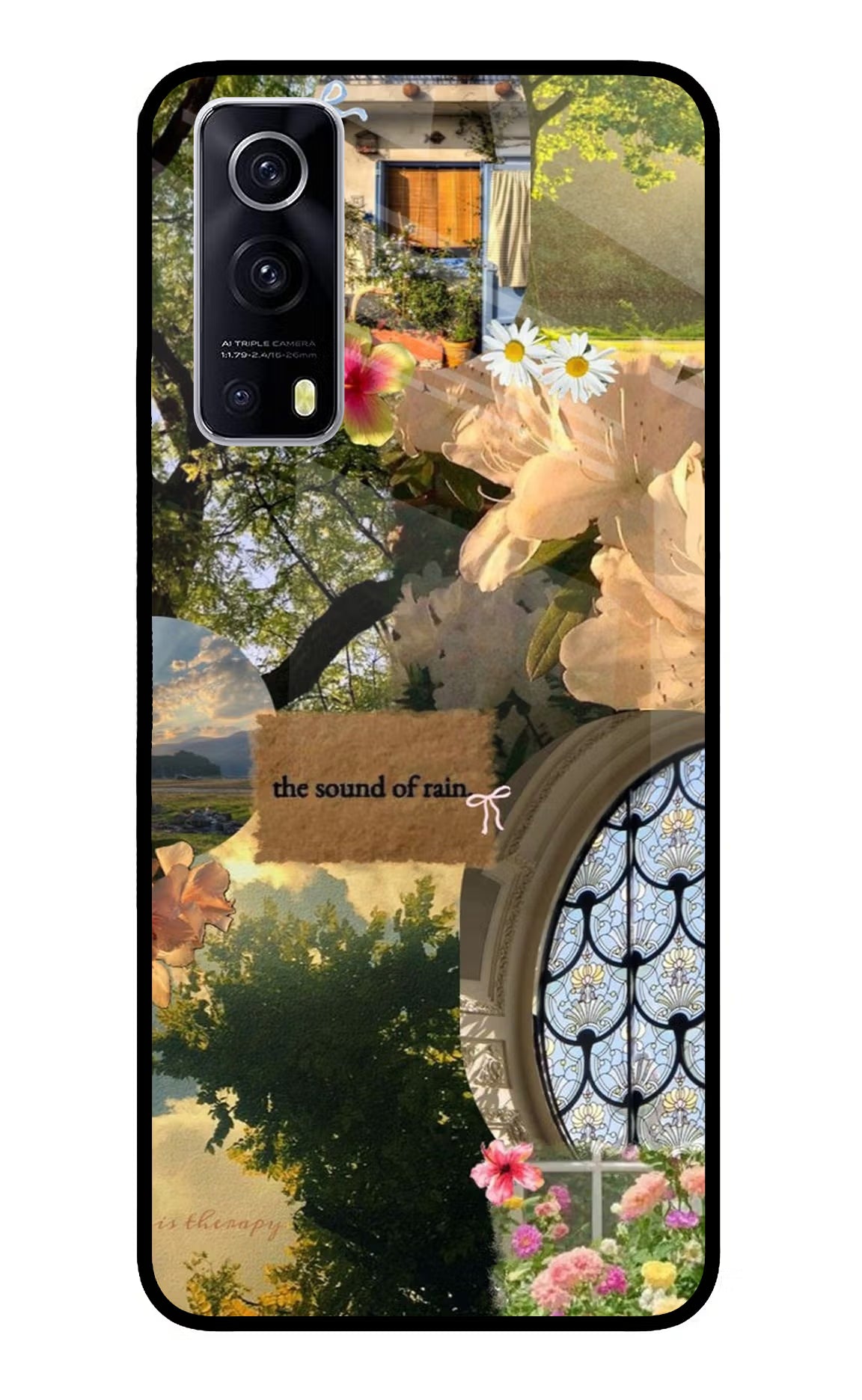 Rain iQOO Z3 5G Glass Case