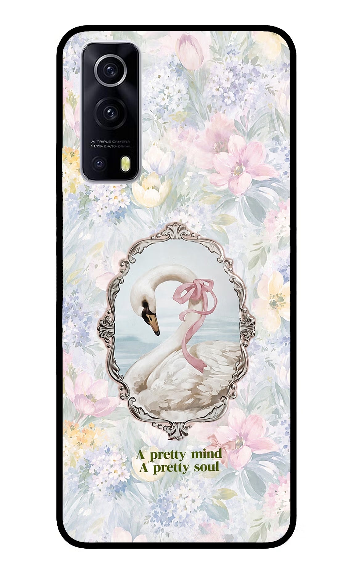 Pretty Mind Pretty Soul iQOO Z3 5G Glass Case