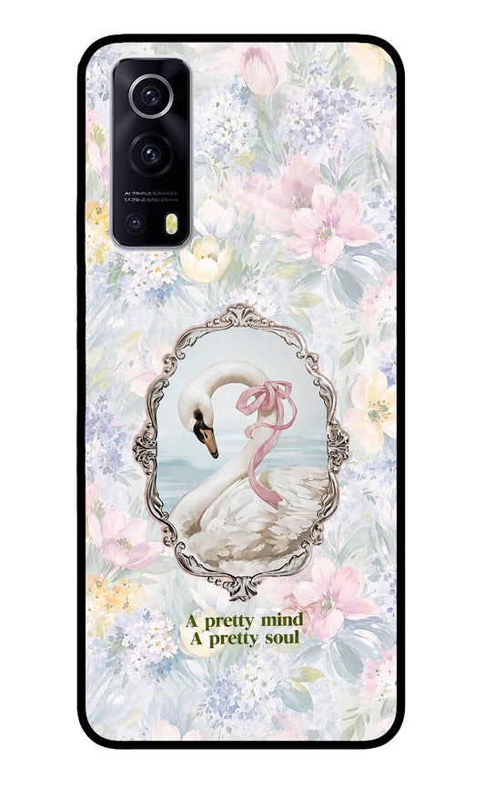 Pretty Mind Pretty Soul iQOO Z3 5G Glass Case