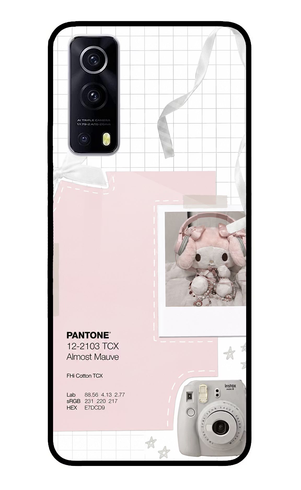 Pantone Asthetic iQOO Z3 5G Glass Case
