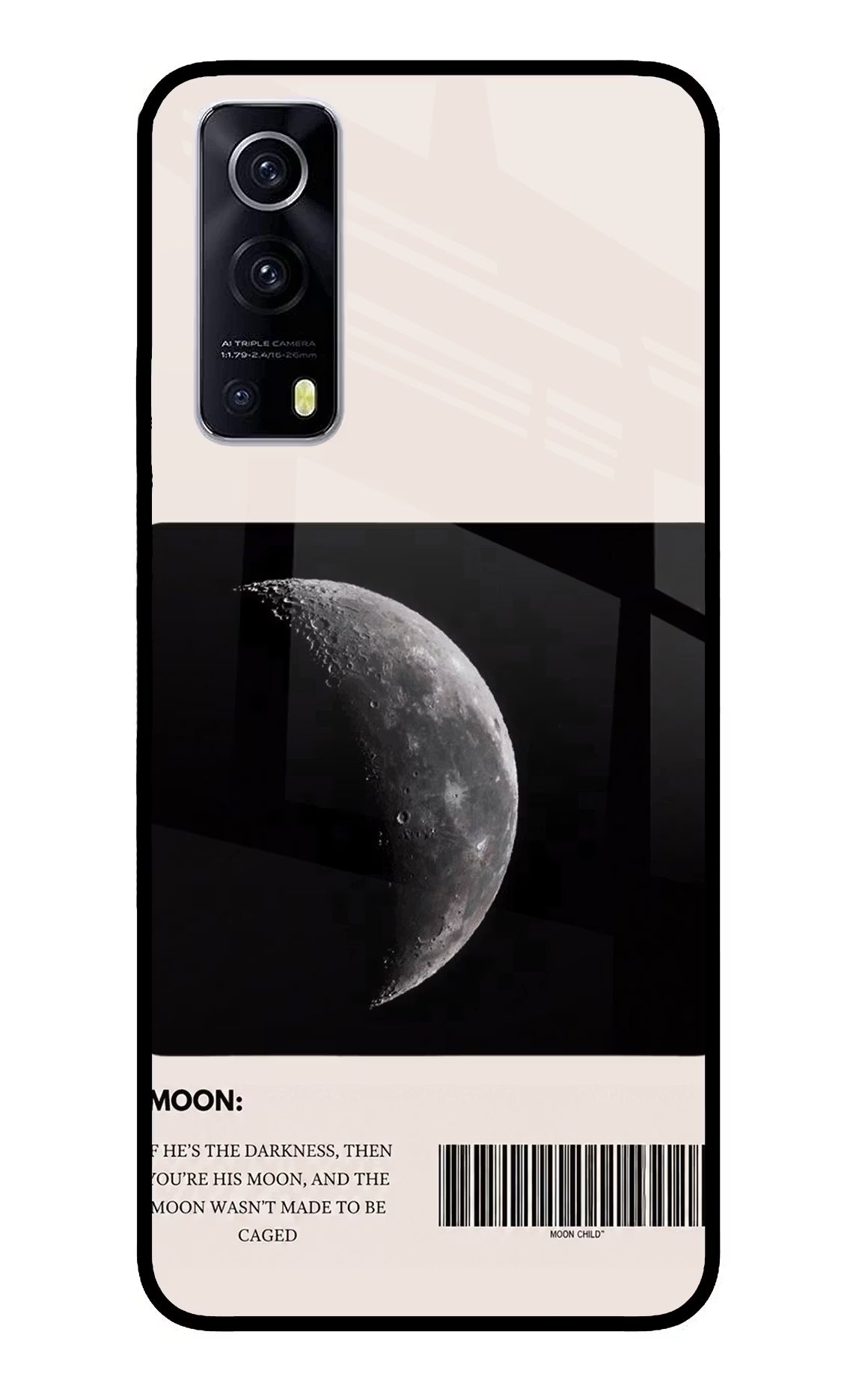 Moon Phase iQOO Z3 5G Glass Case