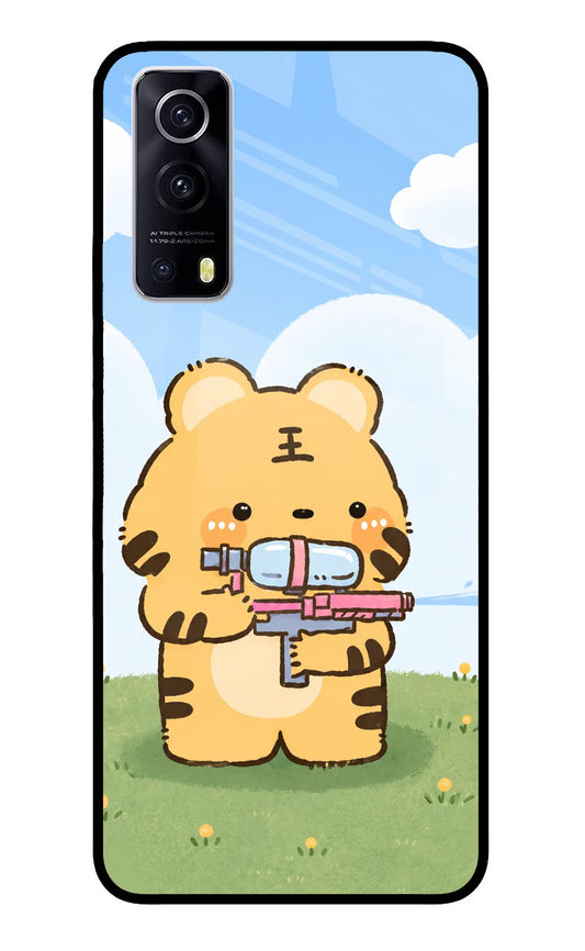 Tiger Treat iQOO Z3 5G Glass Case