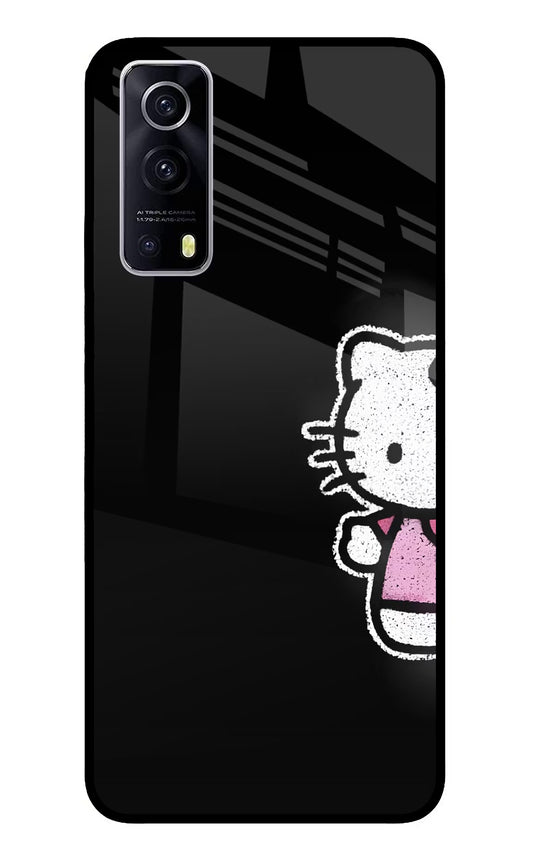 Kitty Charm iQOO Z3 5G Glass Case