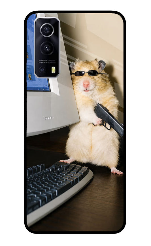 Hacker Hamster iQOO Z3 5G Glass Case