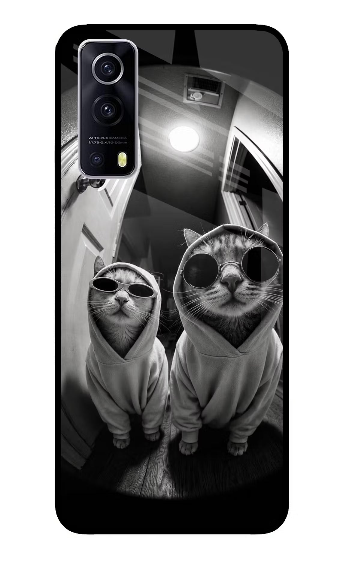Hood Cats iQOO Z3 5G Glass Case