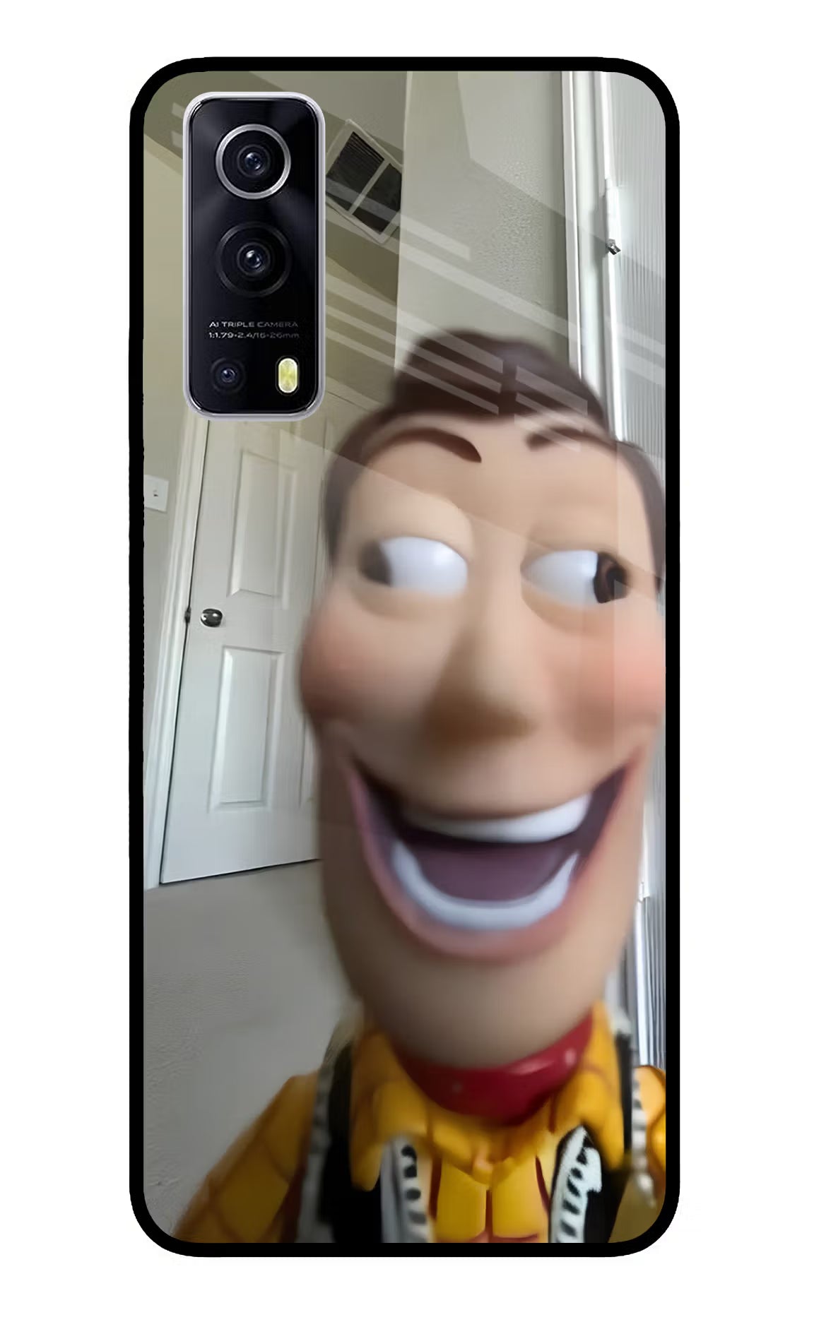 Side Eye Woody iQOO Z3 5G Glass Case