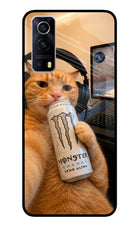 Gamer Cat Energy iQOO Z3 5G Glass Case