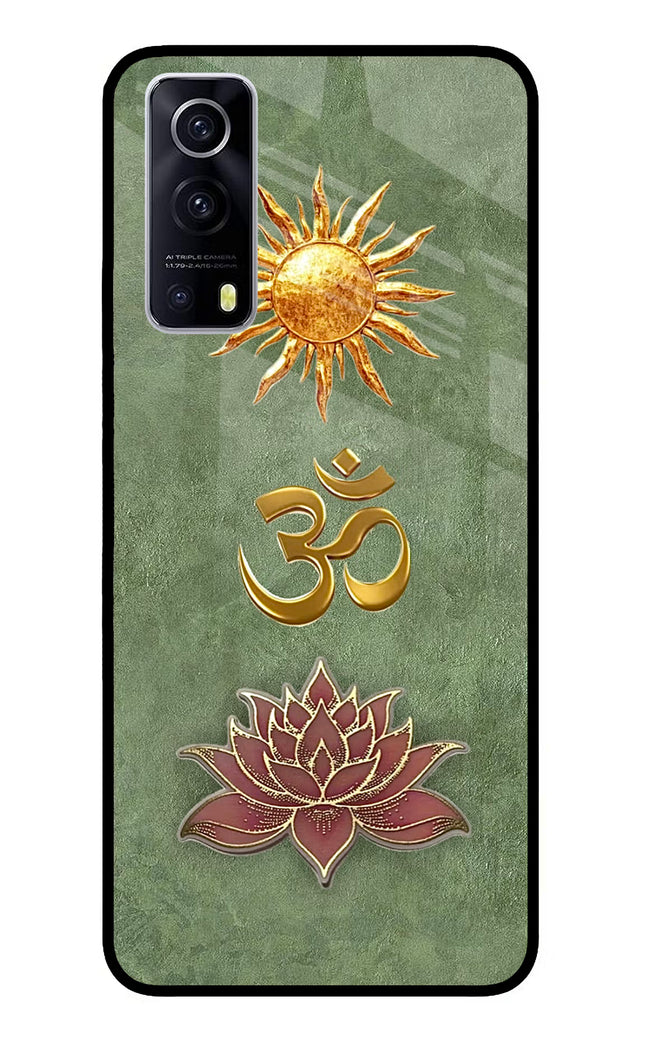 Om & Lotus iQOO Z3 5G Glass Case