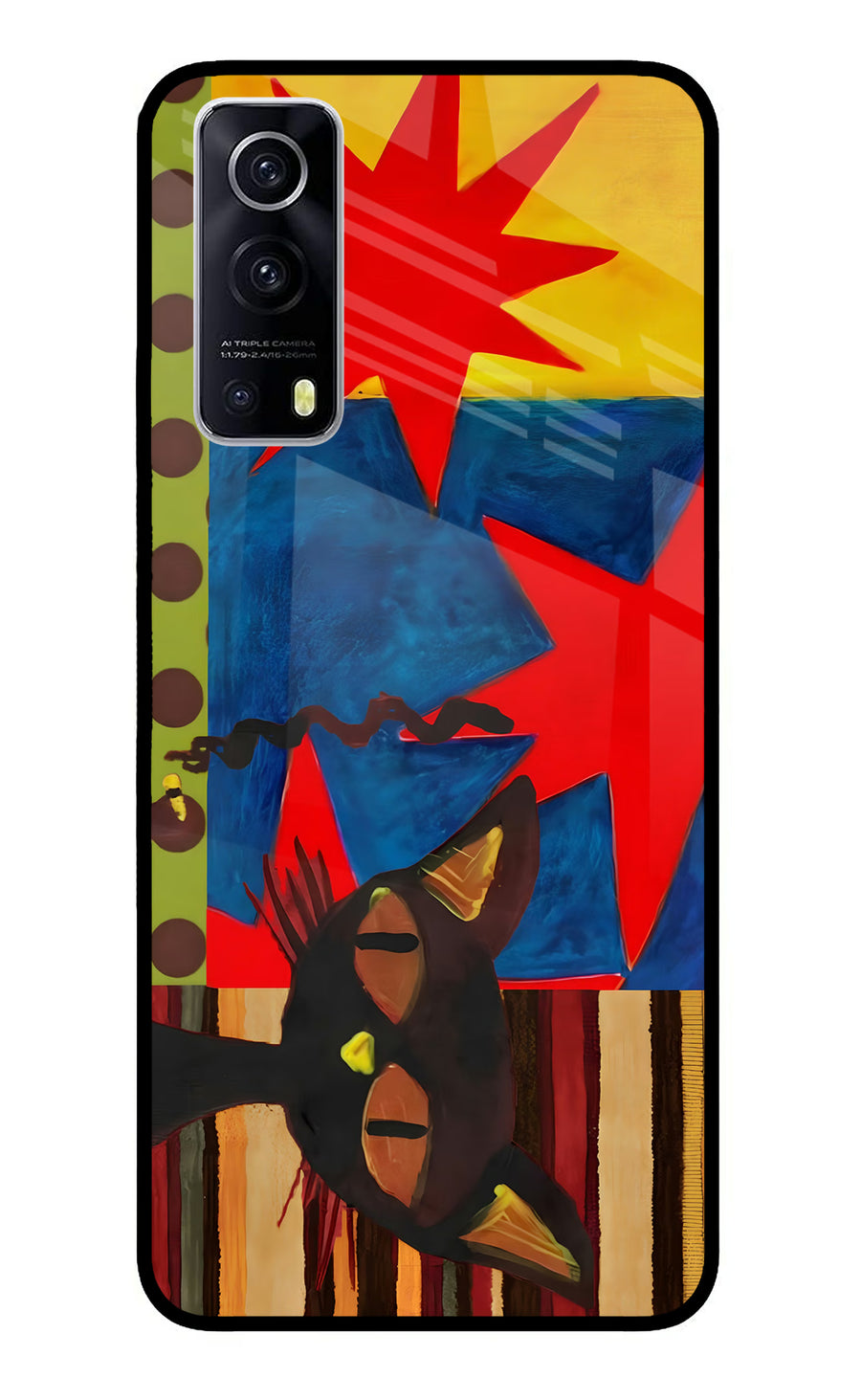 Pop Cat iQOO Z3 5G Back Cover, Glass case