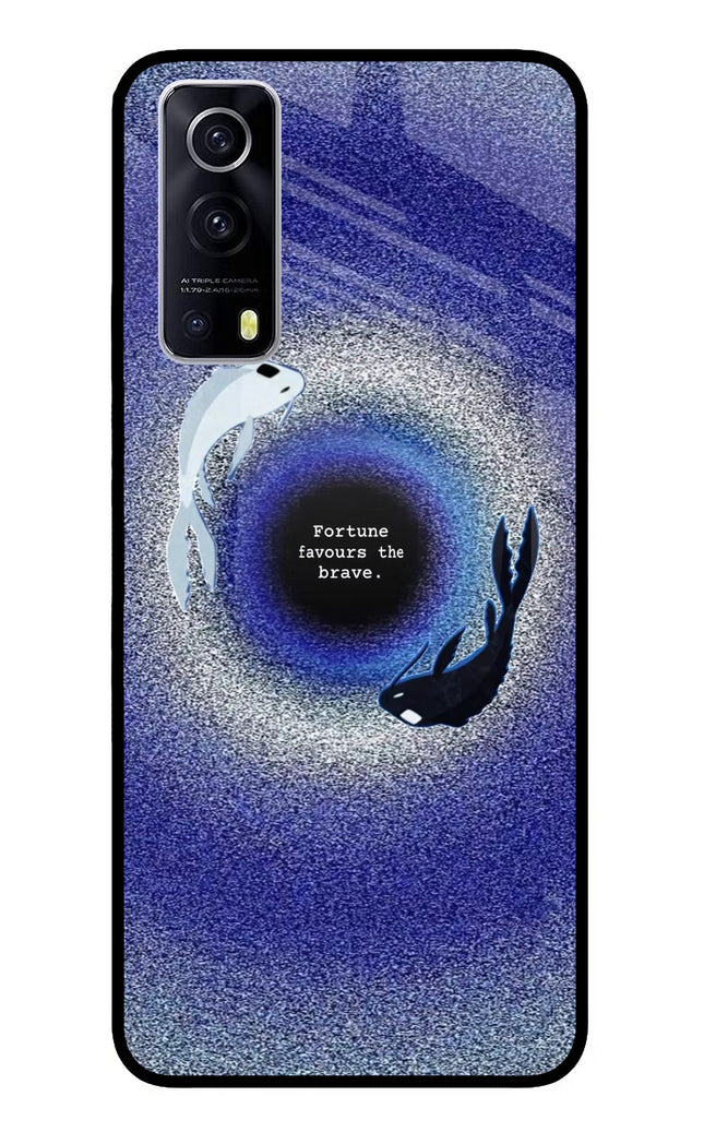 Dark Koi iQOO Z3 5G Glass Case
