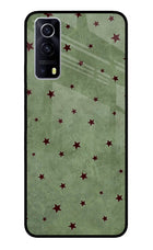 Green Stars iQOO Z3 5G Glass Case